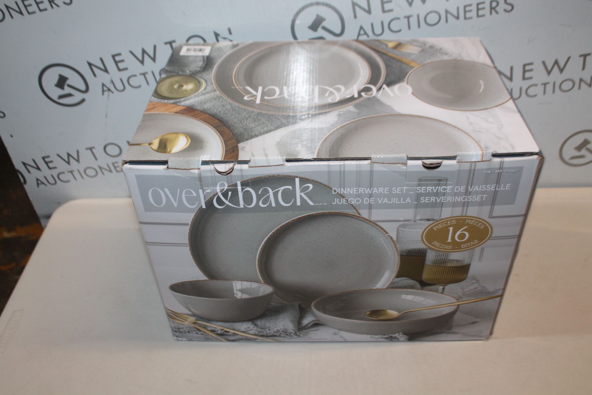 1 BOXED OVER & BACK STONEWARE DINNERWARE SET RRP Â£49