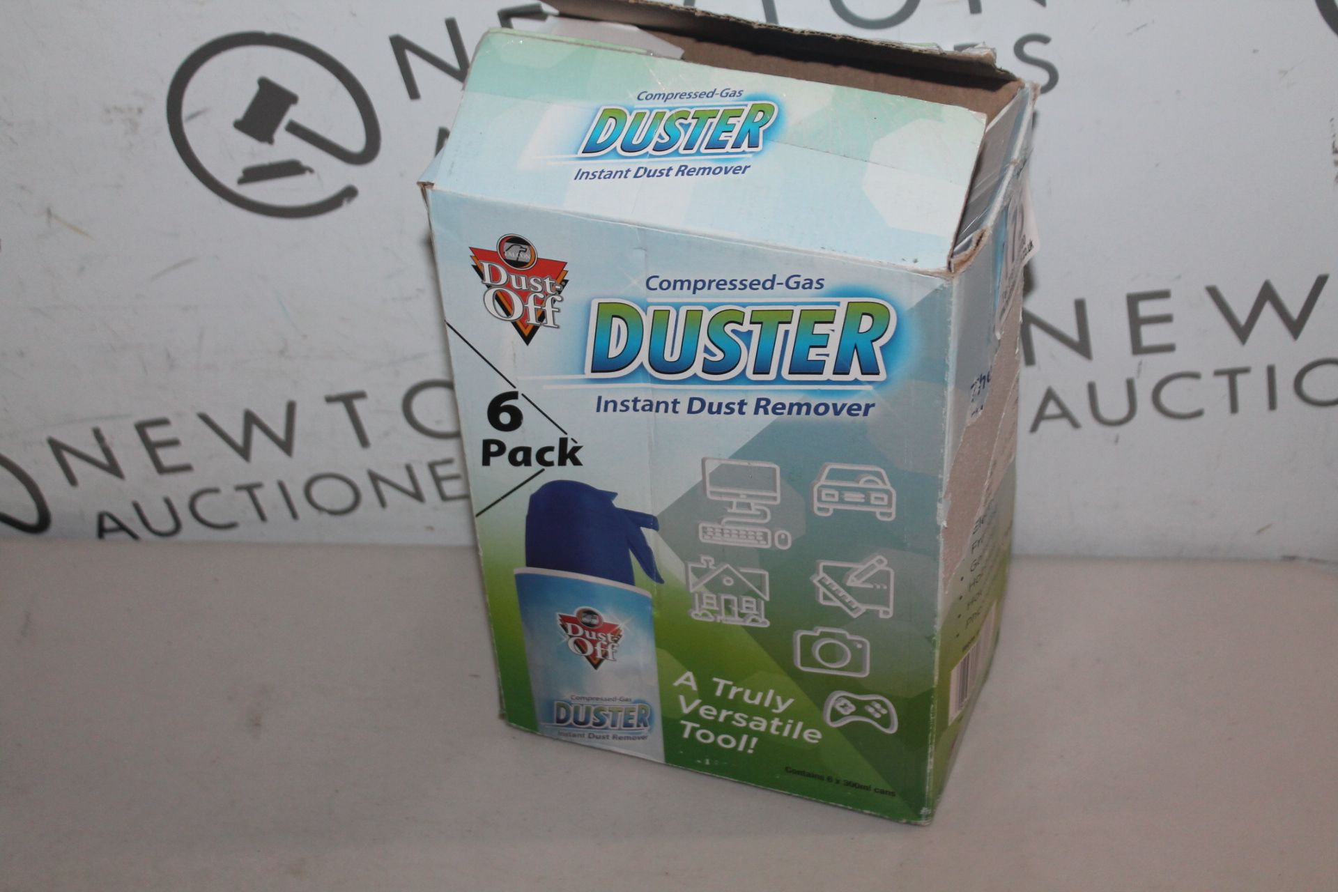 1 BOXED SET OF DUST OFF DUSTER SPRAY CANS RRP Â£29