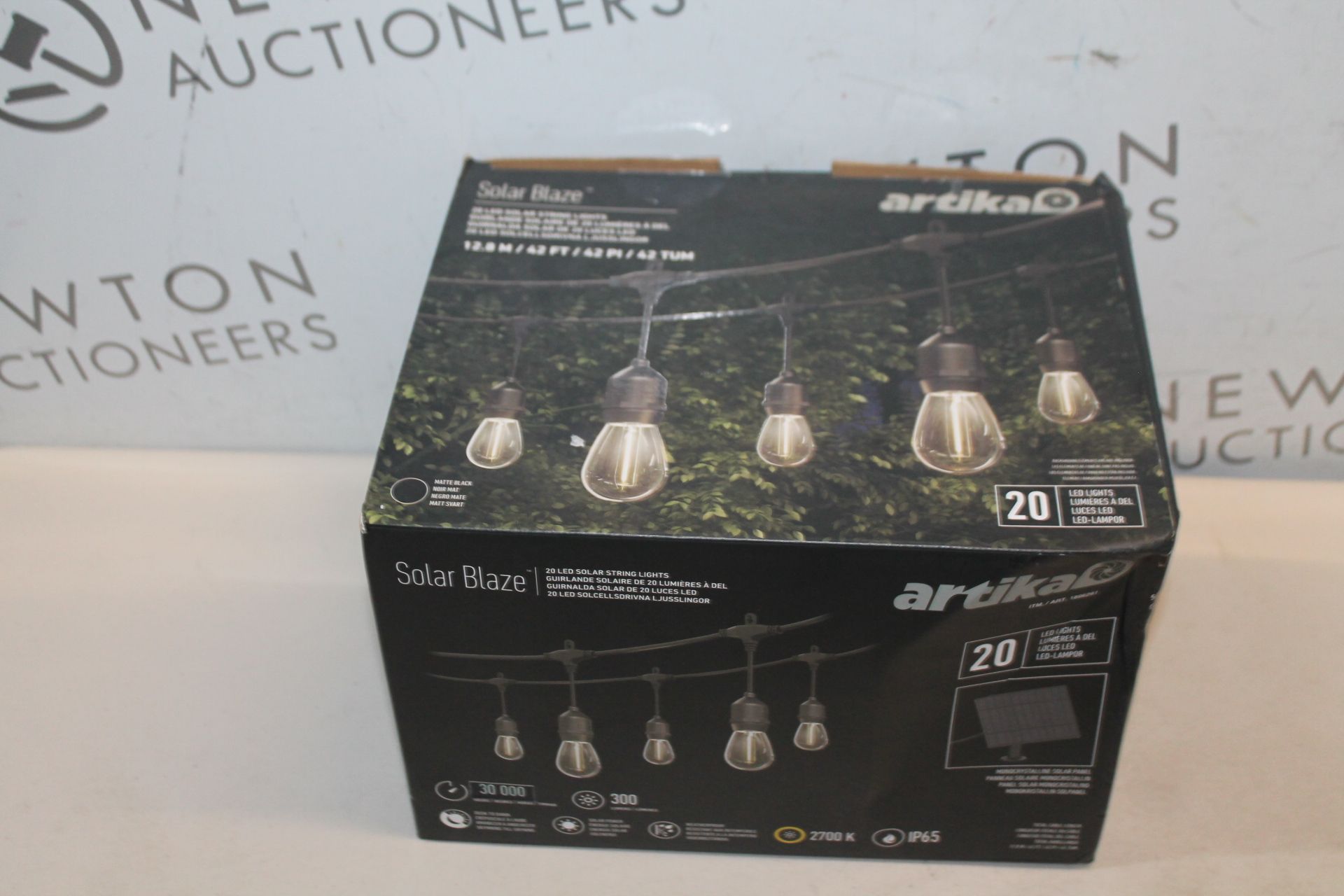 1 BOXED ARTIKA SOLAR STRING LIGHTS BLAZE RRP Â£49