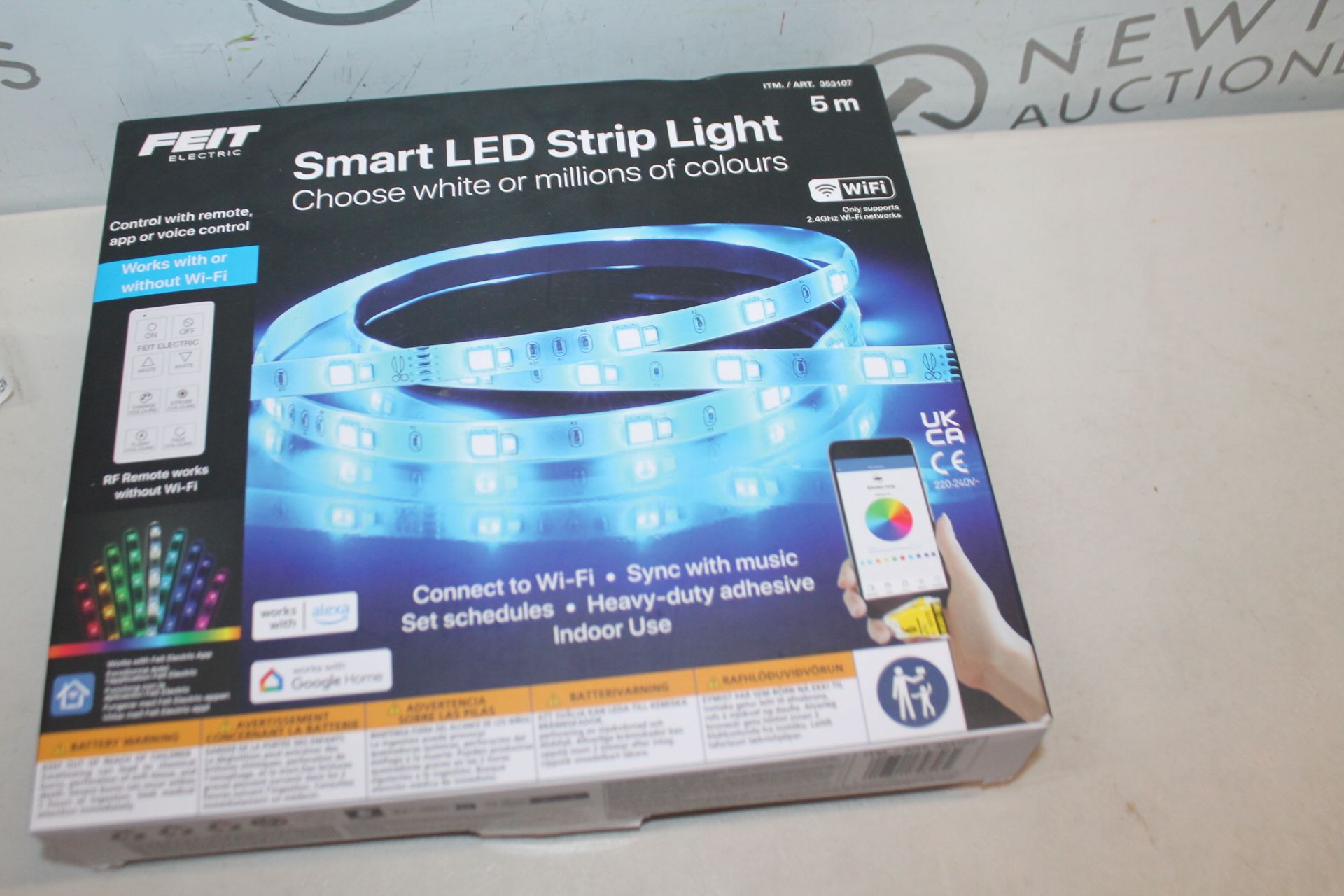 1 BOXED SMART LED STRIP LIGHT RRP Â£19.99