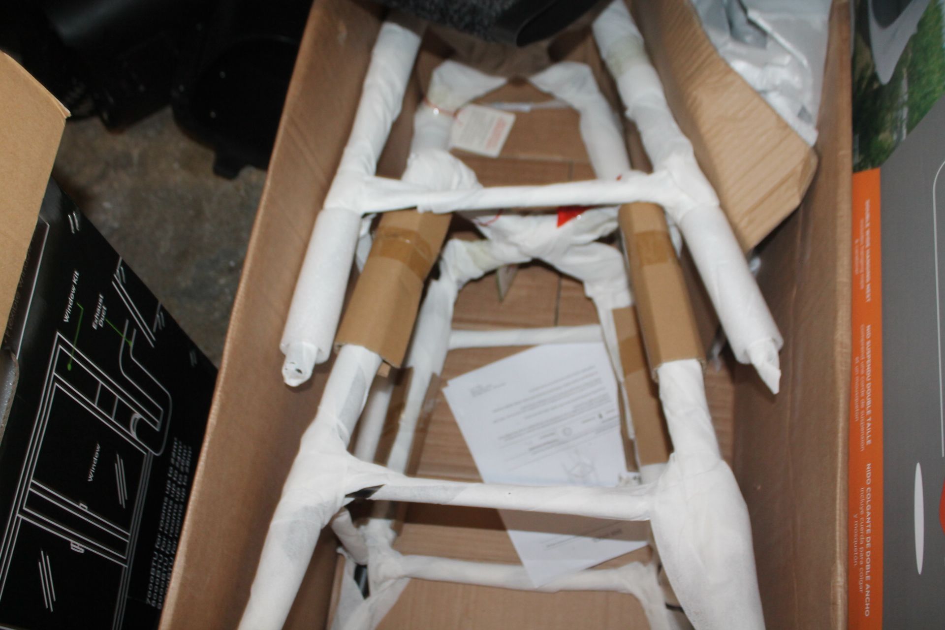 1 BOXED MARLOW GREY FAUX LEATHER TAPERED BACK BAR STOOL 2 IN THE BOX RRP Â£169.99