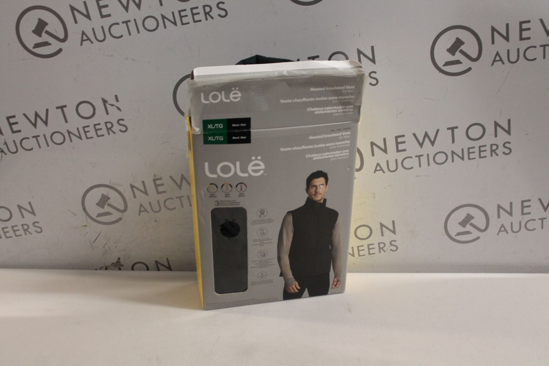 1 BOXED LOLE HEATED MEN'S INSULATED VEST SIZE S RRP Ã‚Â£199 (MISSING POWERBANK)