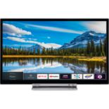 1 TOSHIBA 24D3863 24-INCH HD READY SMART TV WITH REMOTE RRP Â£99 (WORKING BUT NOT RESPONDING TO