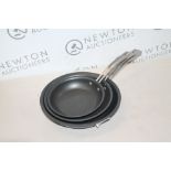 1 KIRKLAND SIGNATURE FRYING PANS, 3 PIECE SET RRP Â£42.99