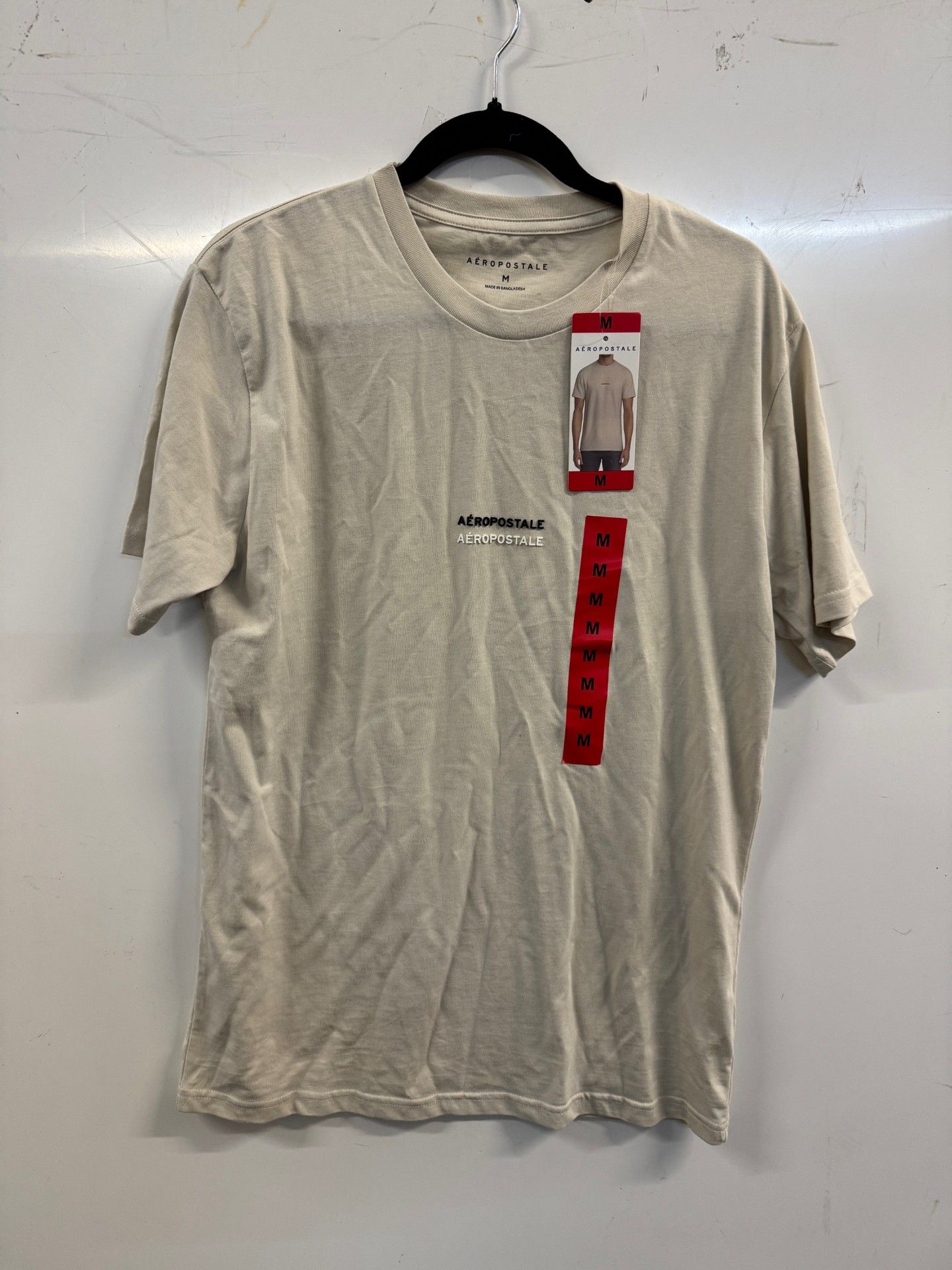 1 MENS AEROPOSTALE T-SHIRT IN GRAY SIZE M RRP Â£19