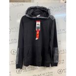 1 MENS CHAMPION ELITE HOODIE IN BLACK SIZE M RRP Â£39