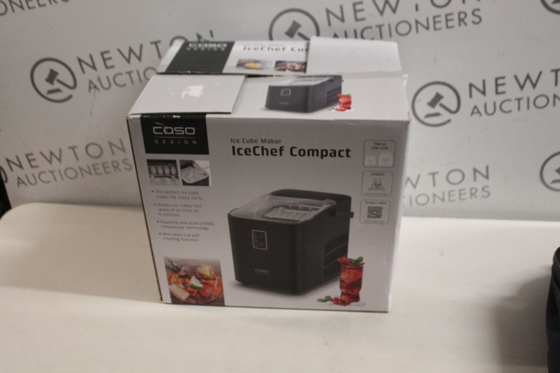 1 BOXED CASO ICECHEF COMPACT ICE CUBE MAKER RRP Â£119