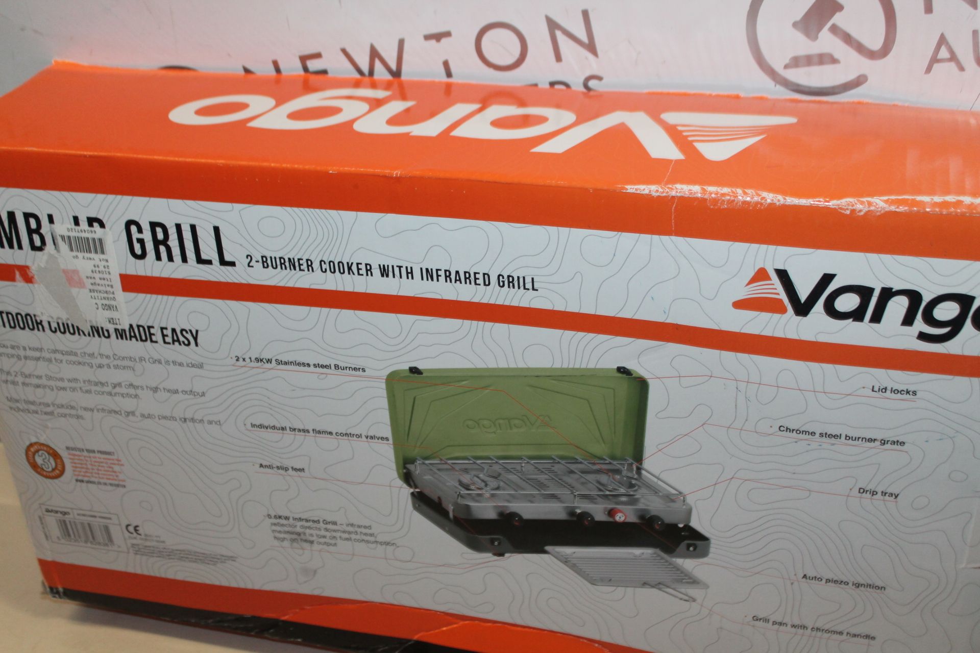 1 BOXED VANGO COMBI IR GRILL COMPACT RRP Â£69.99