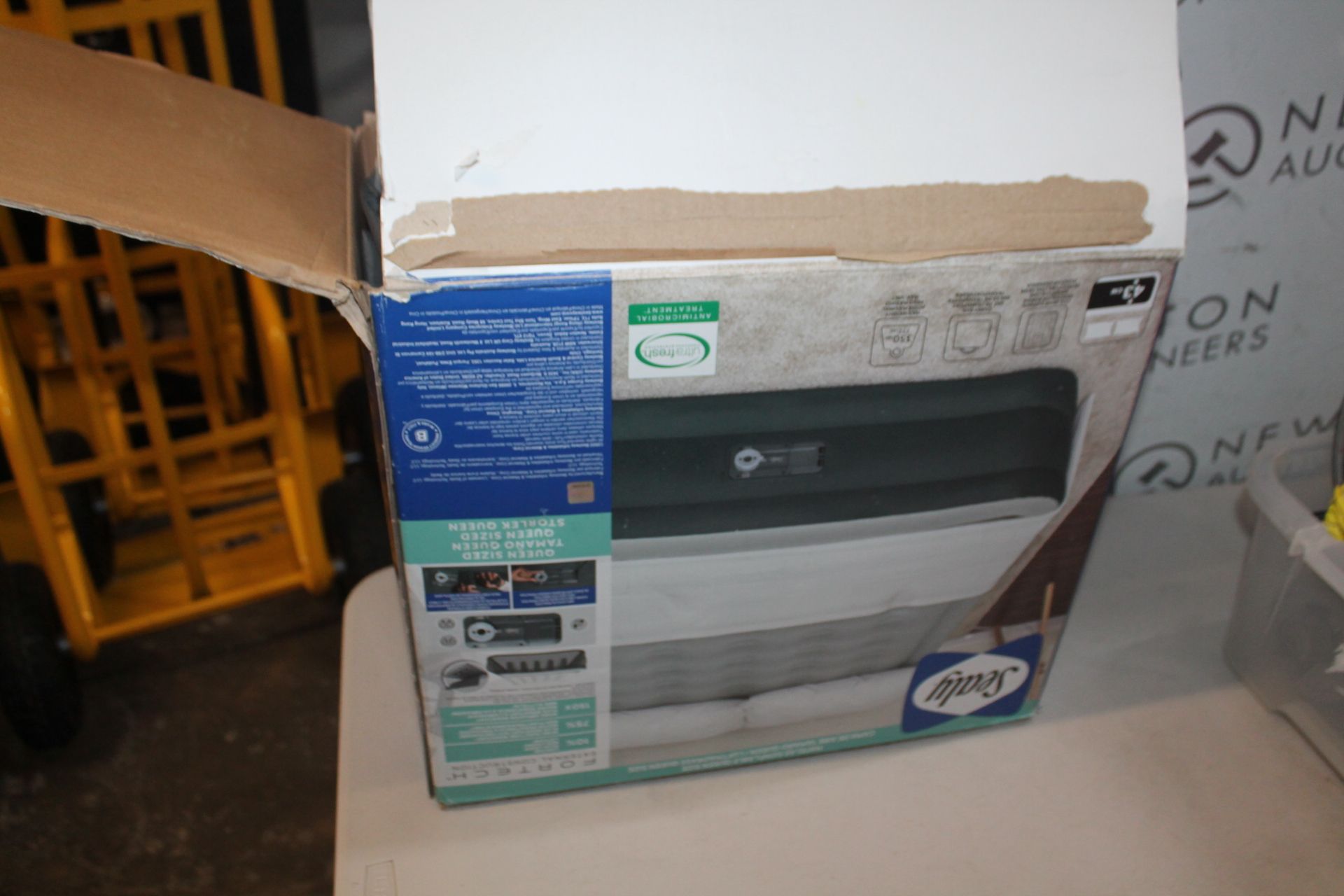 1 BOXED SEALY FORTECH AIRBED WITH BUILT-IN PUMP RRP Â£69