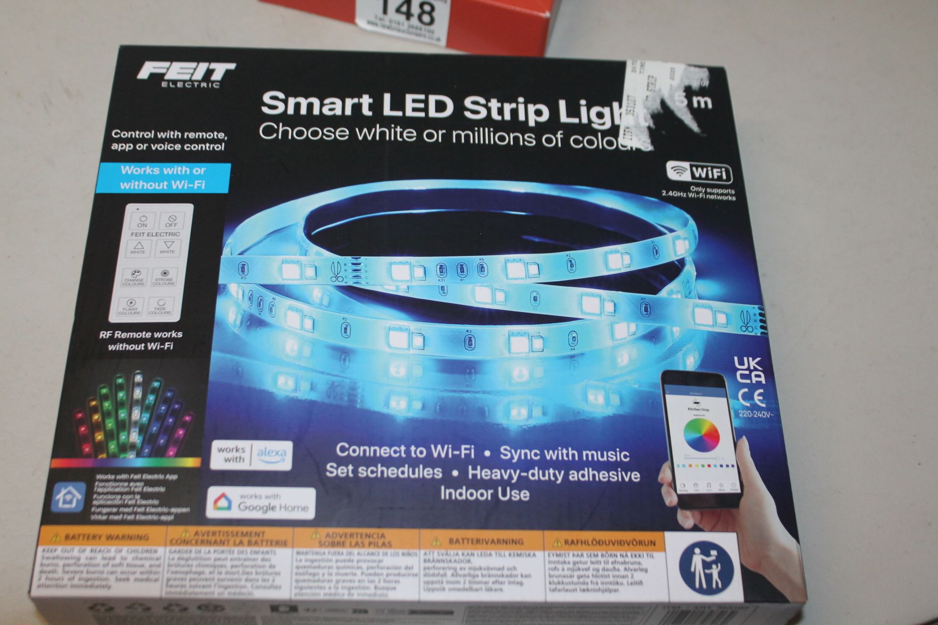1 BOXED FEIT ELECTRIC SMART LED STRIP LIGHT RRP Â£39