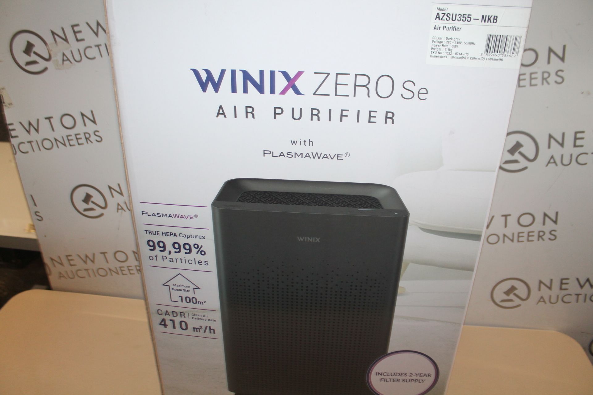 1 BOXED WINIX ZERO-SE AIR PURIFIER AZSU355-NKB RRP Â£199