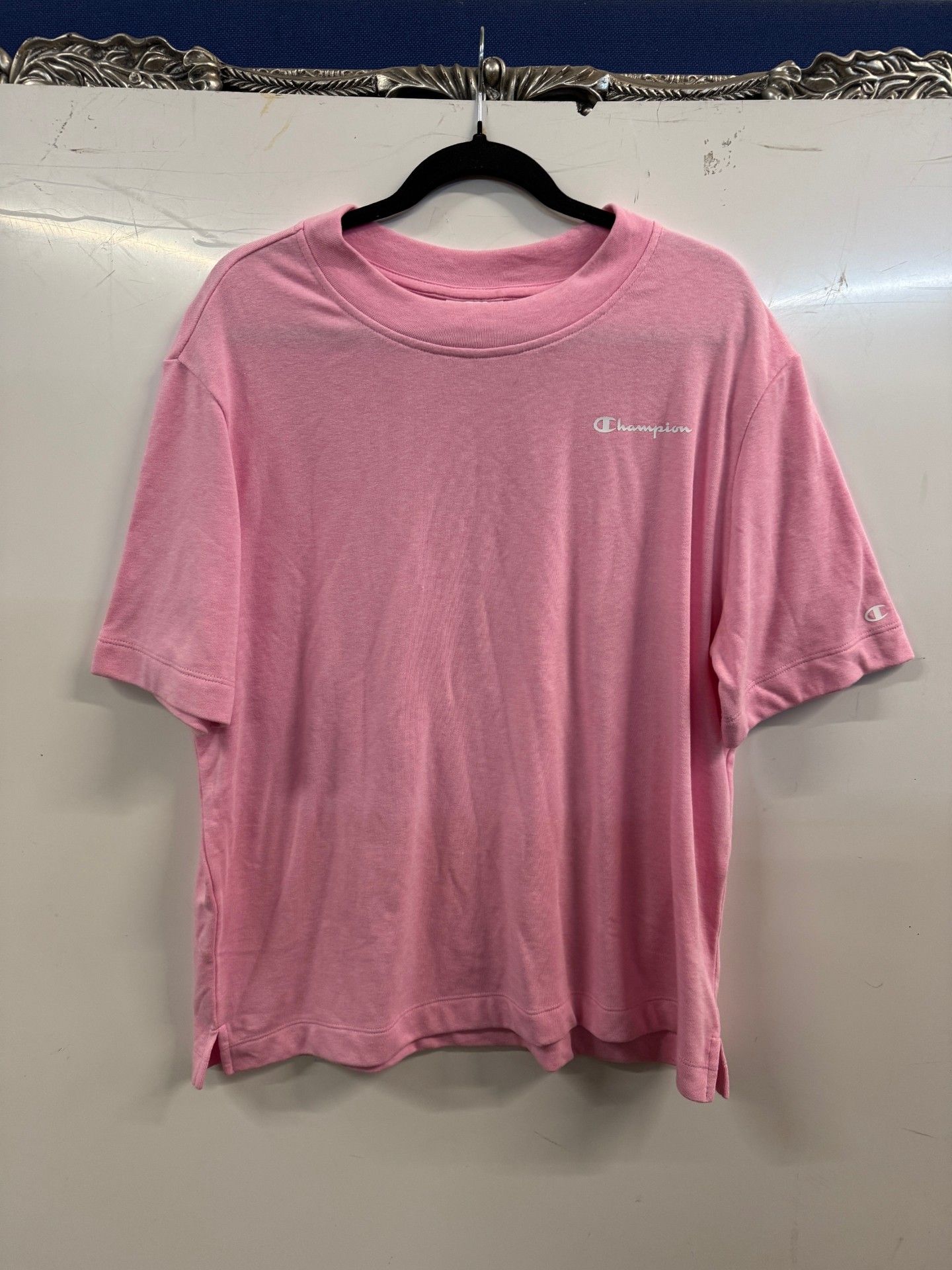 1 MENS CHAMPION T-SHIRT IN PINK SIZE L RRP Â£14.99