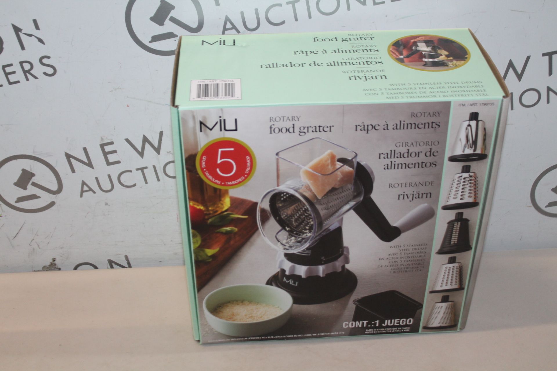 1 BOXED MIU 4 ATTACHMENTS FOOD SLICING RRP Â£49