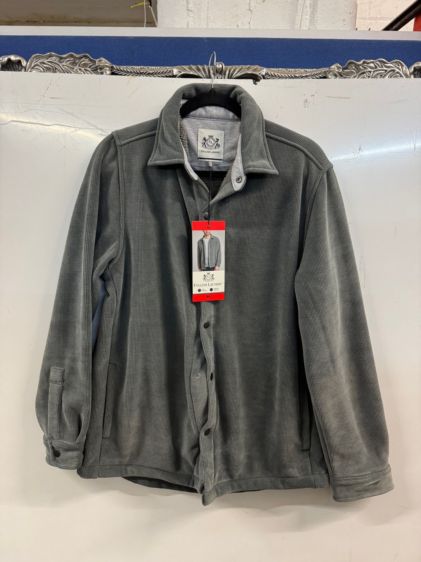 1 MENS ENGLISH LAUNDRY JUMPER IN GRAY SIZE M RRP Â£39