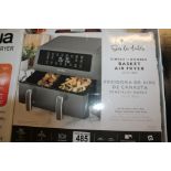 1 BOXED SUR LA TABLE DIGITAL AIR FRYER DUAL BASKET 10.5L RRP Â£99