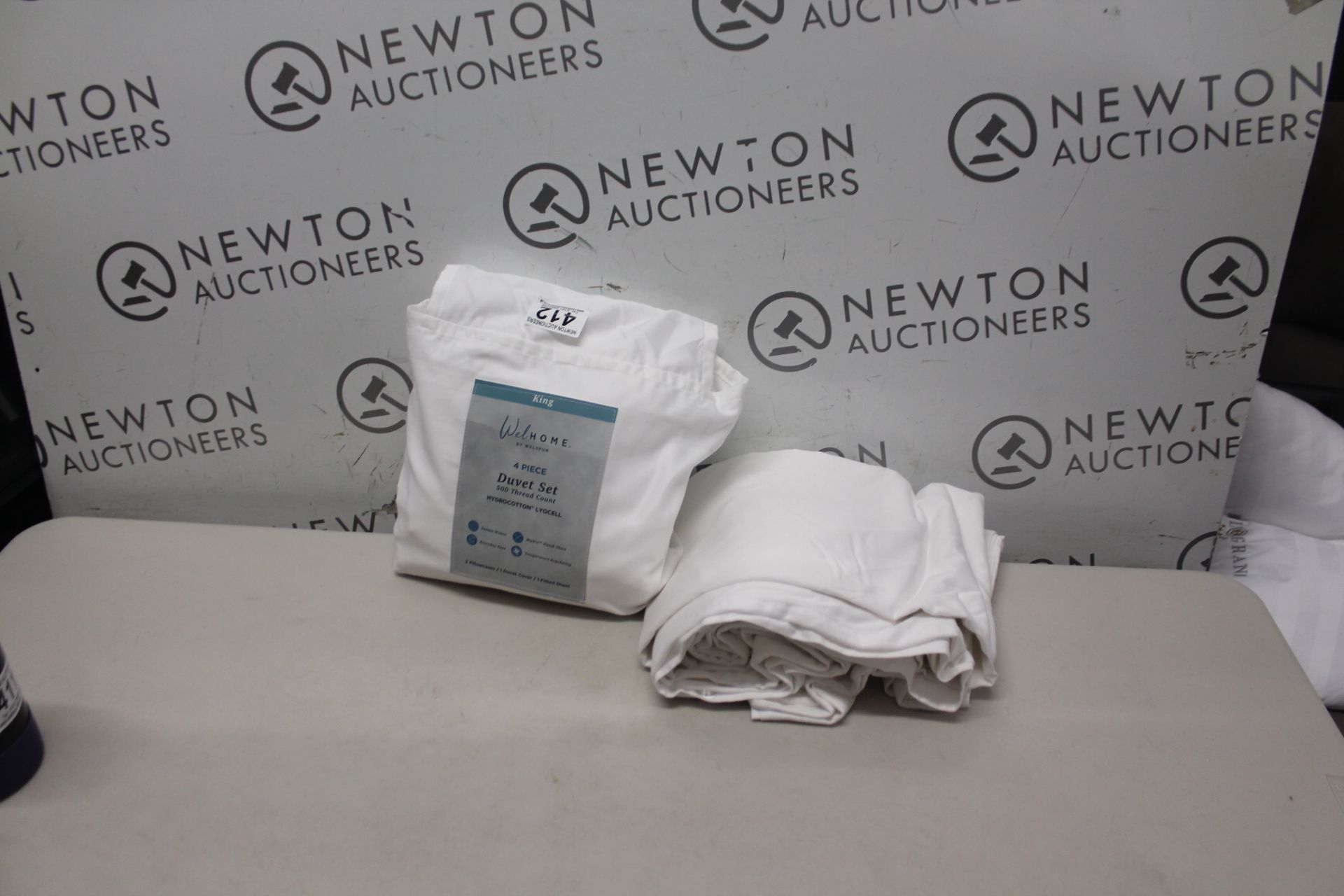 1 WELHOME BY WELSPUN 500 THREAD COUNT DUVET SET RRP Â£29.99