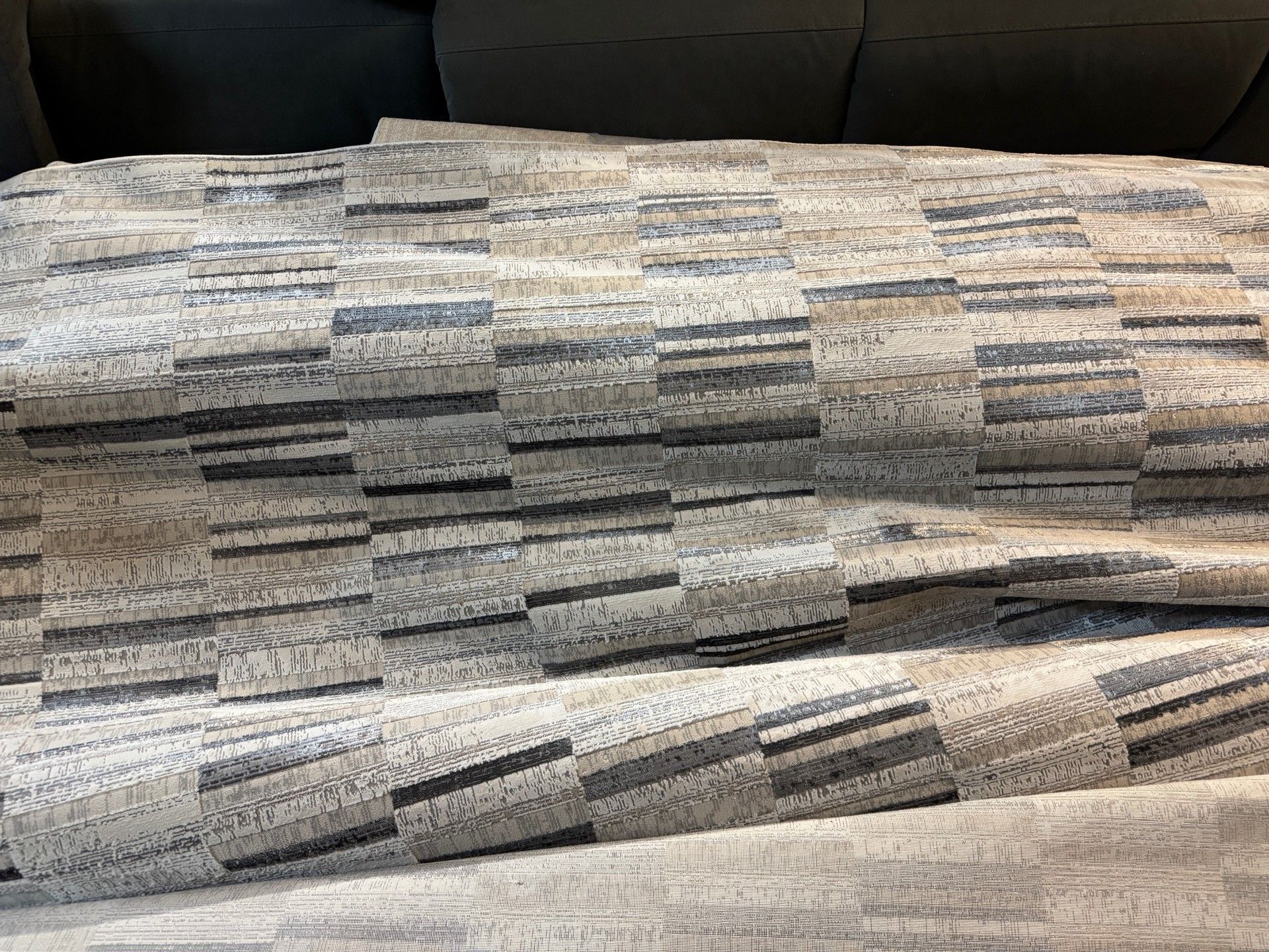 1 GERTMENIAN BARMOND KENNA IVORY BEIGE GRAY AREA RUG 240 X 305 CM RRP Â£199