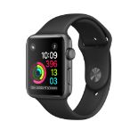 1 APPLE WATCH SERIES 1, 38MM SPACE GREY ALUMINIUM GPS RRP Â£99 (NOT PAIRING)