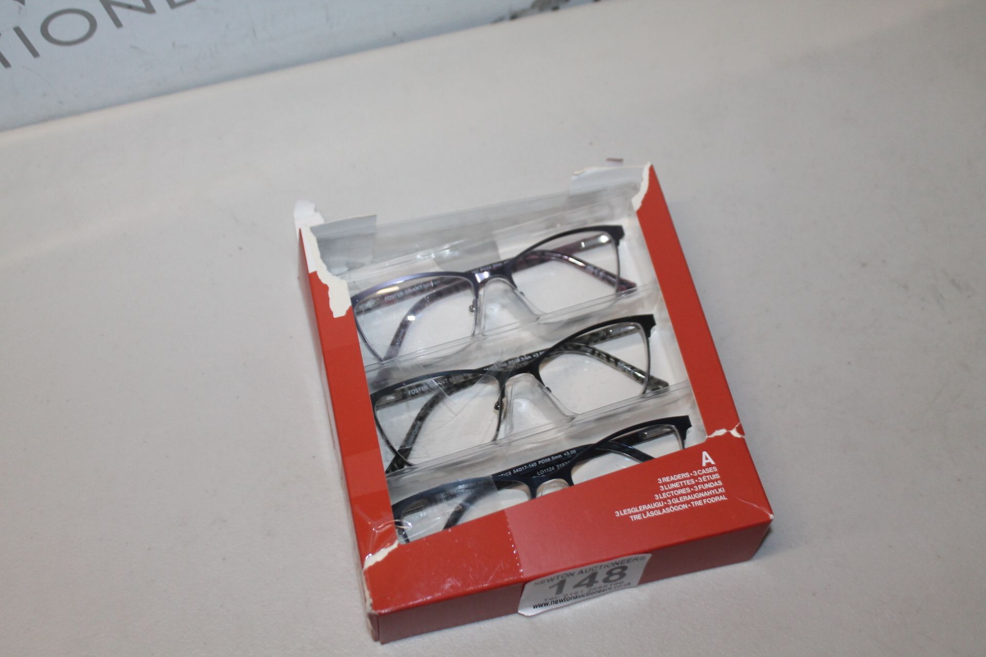 1 BOXED FOSTER GRANT READING GLASSESS STREGTH +3.00 RRP Â£29.99