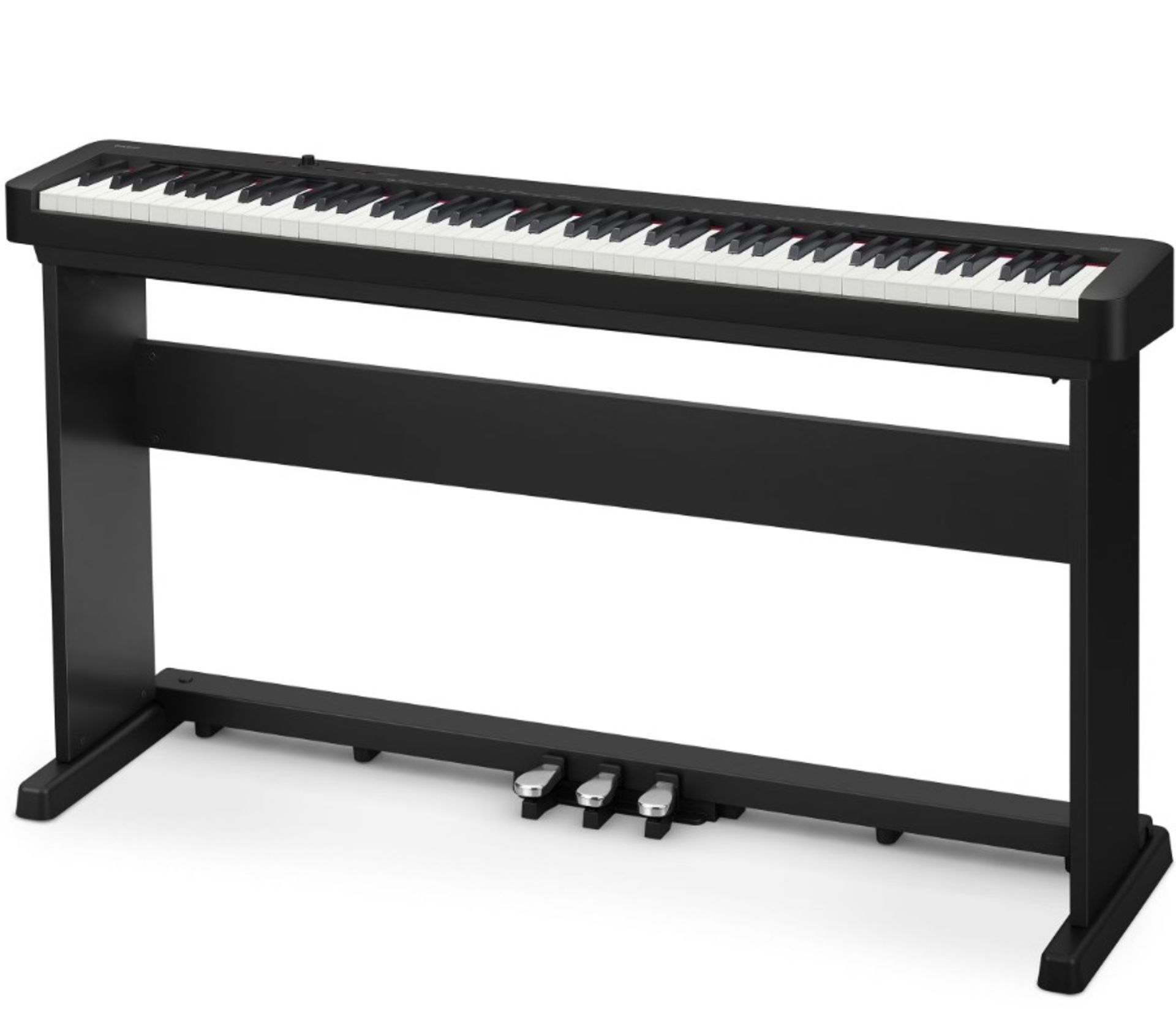 1 CASIO CDP-S160 DIGITAL KEYBOARD WITH STAND AND PEDALS RRP Â£499 (STAND DAMAGED)