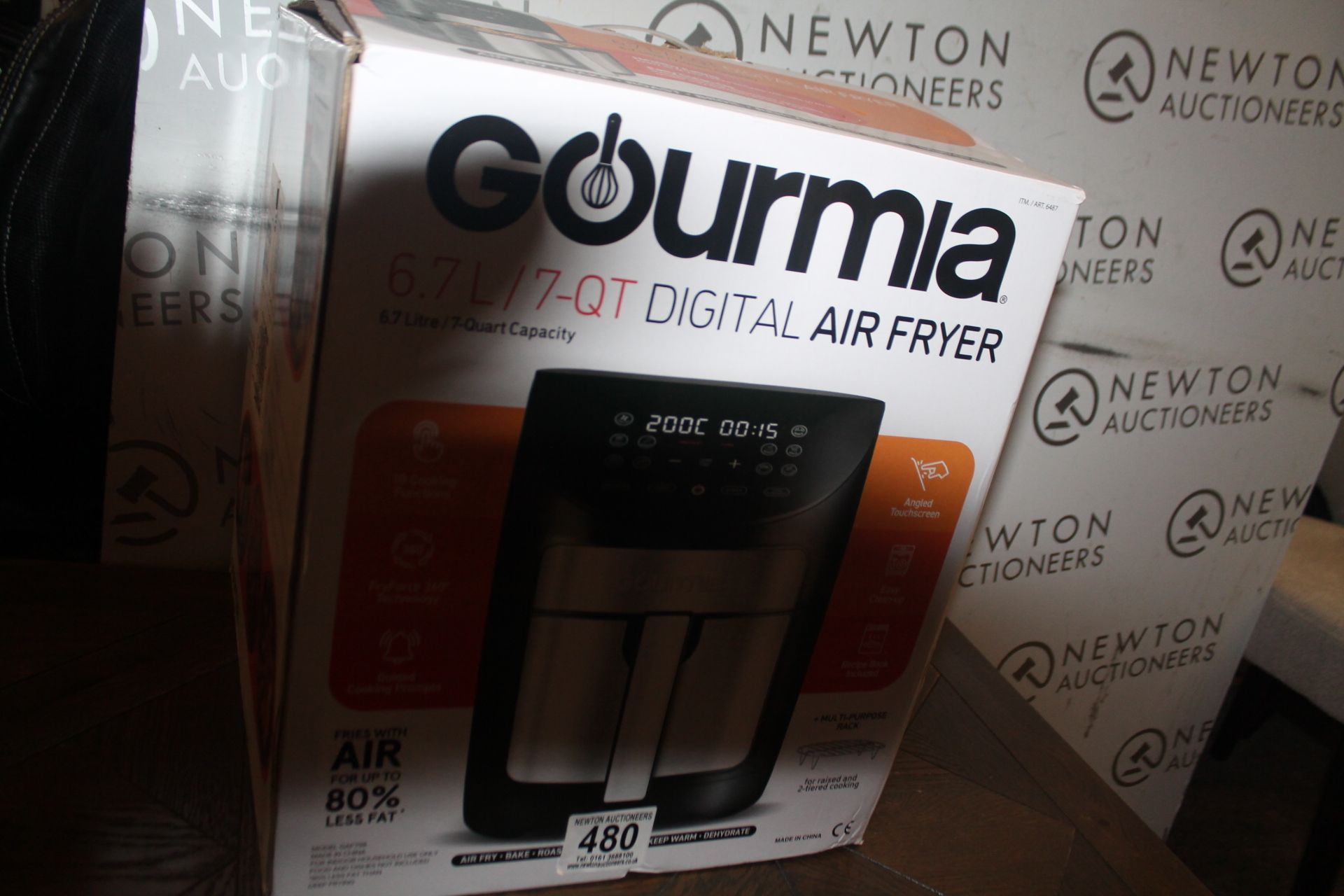 1 BOXED GOURMIA 6.7L DIGITAL AIR FRYER RRP Â£89.99