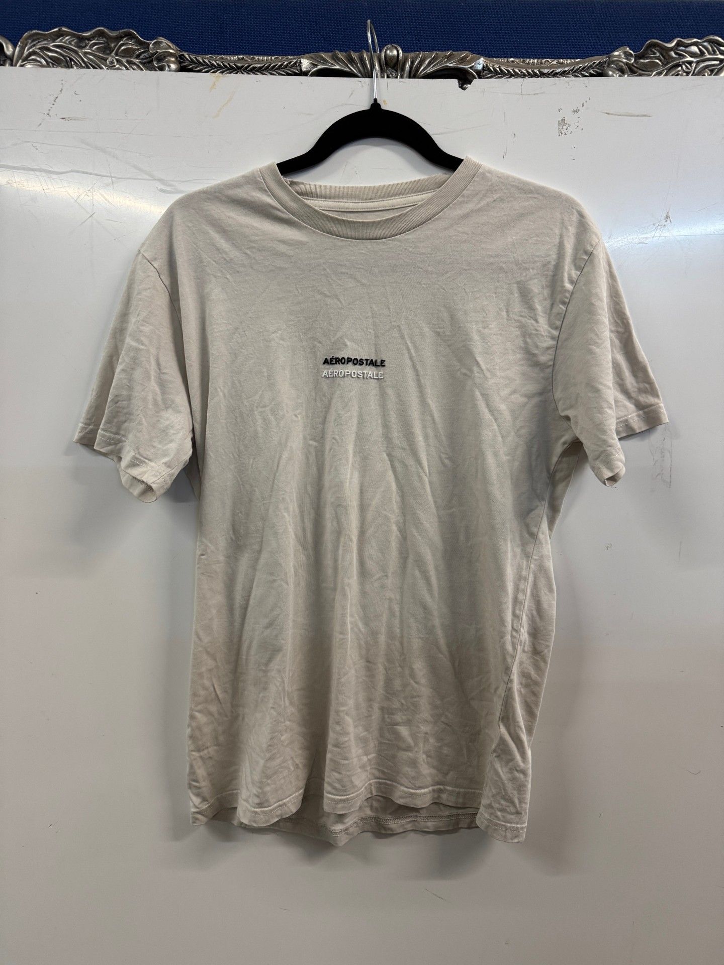 1 MENS AEROPOSTALE T-SHIRT IN GRAY SIZE M RRP Â£14.99