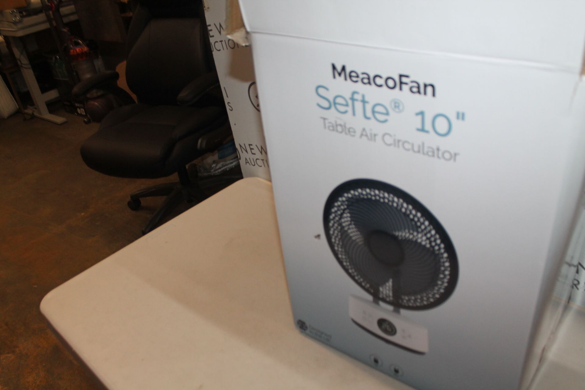 1 BOXED MEACO SEFTE DESKTOP AIR CIRCULATOR 10" RRP Â£99