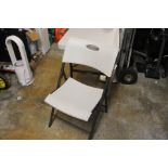 1 LIFETIME PLASTIC FOLDABLE CHAIR RRP Â£49.99
