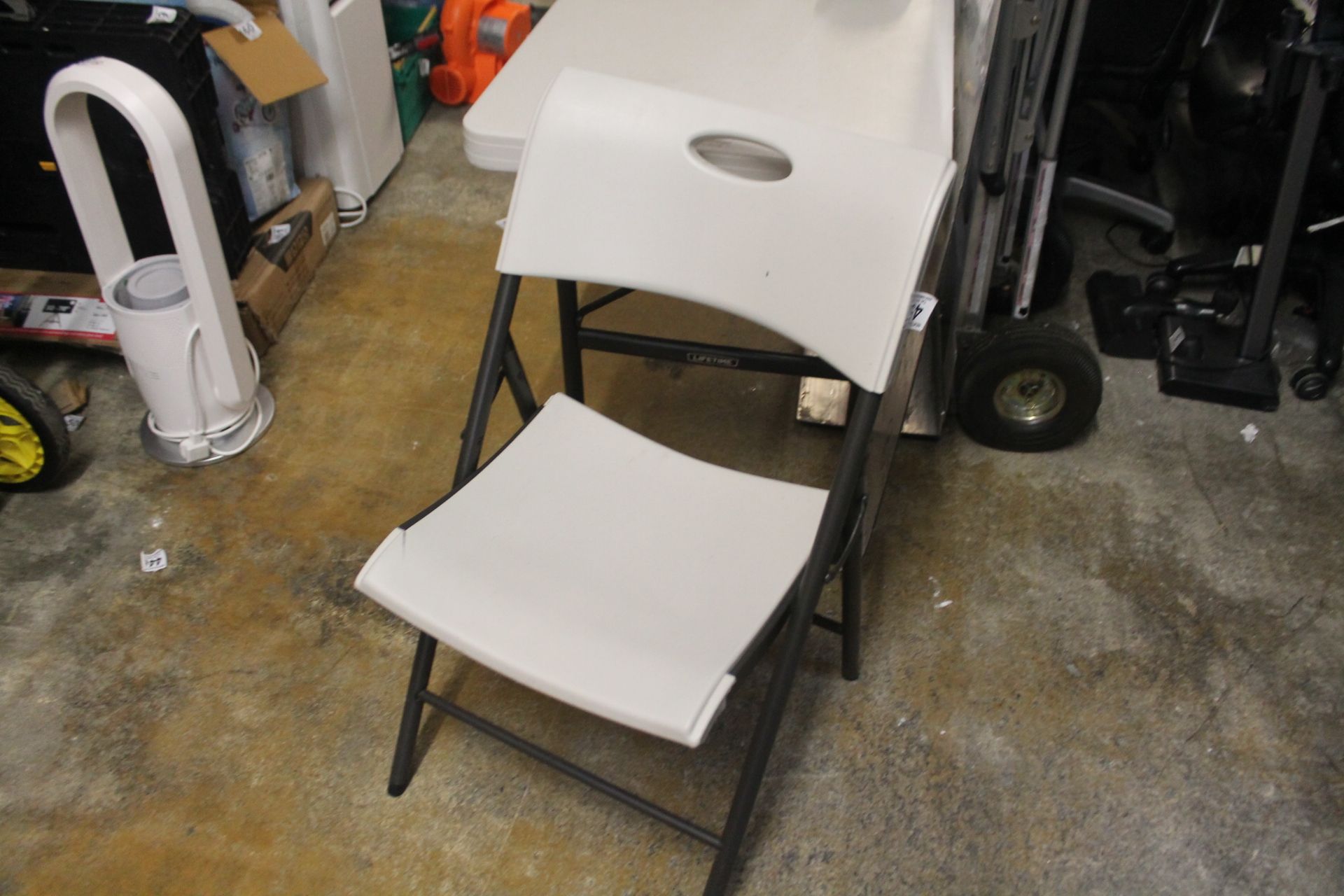 1 LIFETIME PLASTIC FOLDABLE CHAIR RRP Â£49.99
