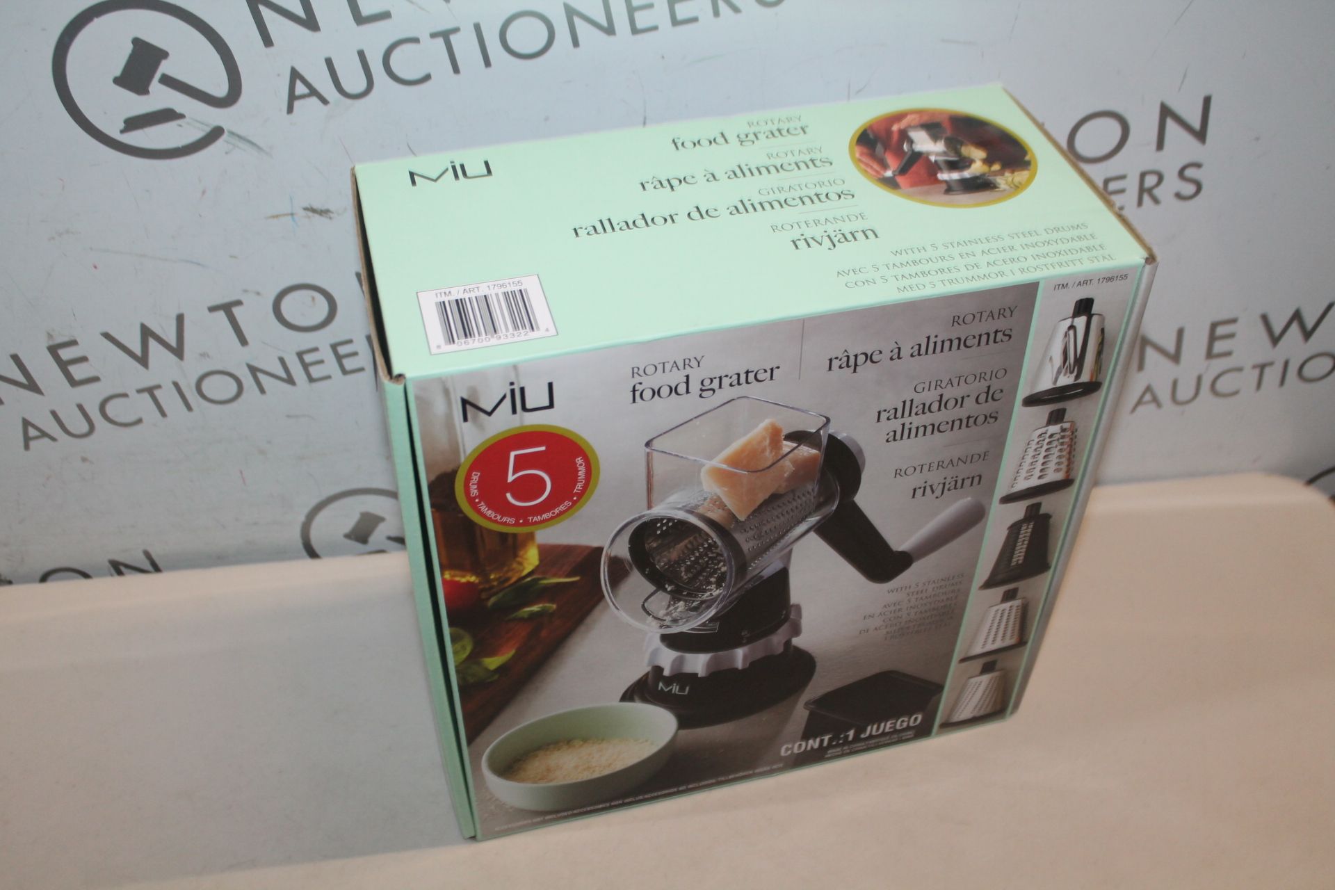 1 BOXED MIU 4 ATTACHMENTS FOOD SLICING RRP Â£49