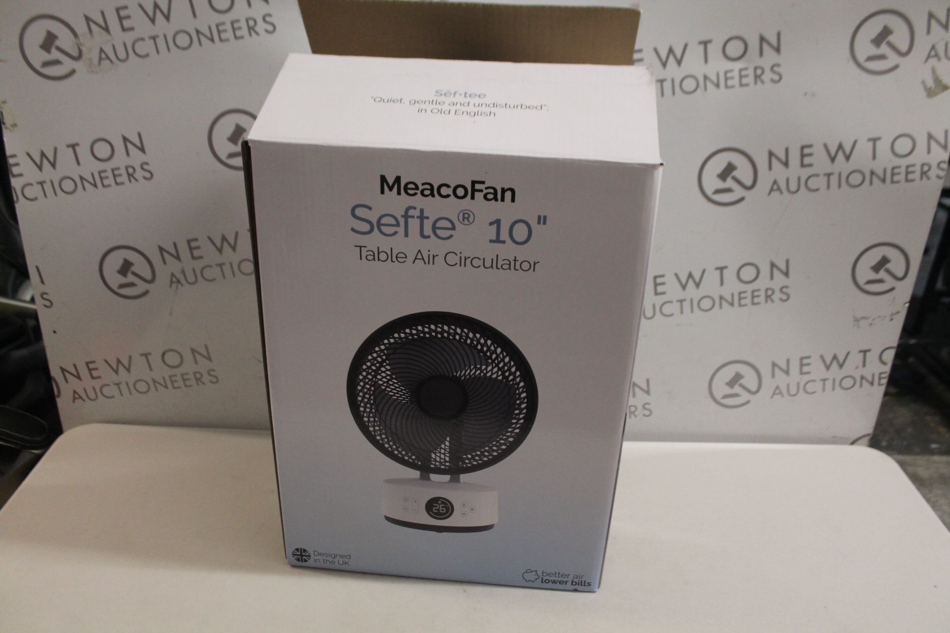 1 BOXED MEACO SEFTE DESKTOP AIR CIRCULATOR 10" RRP Â£99