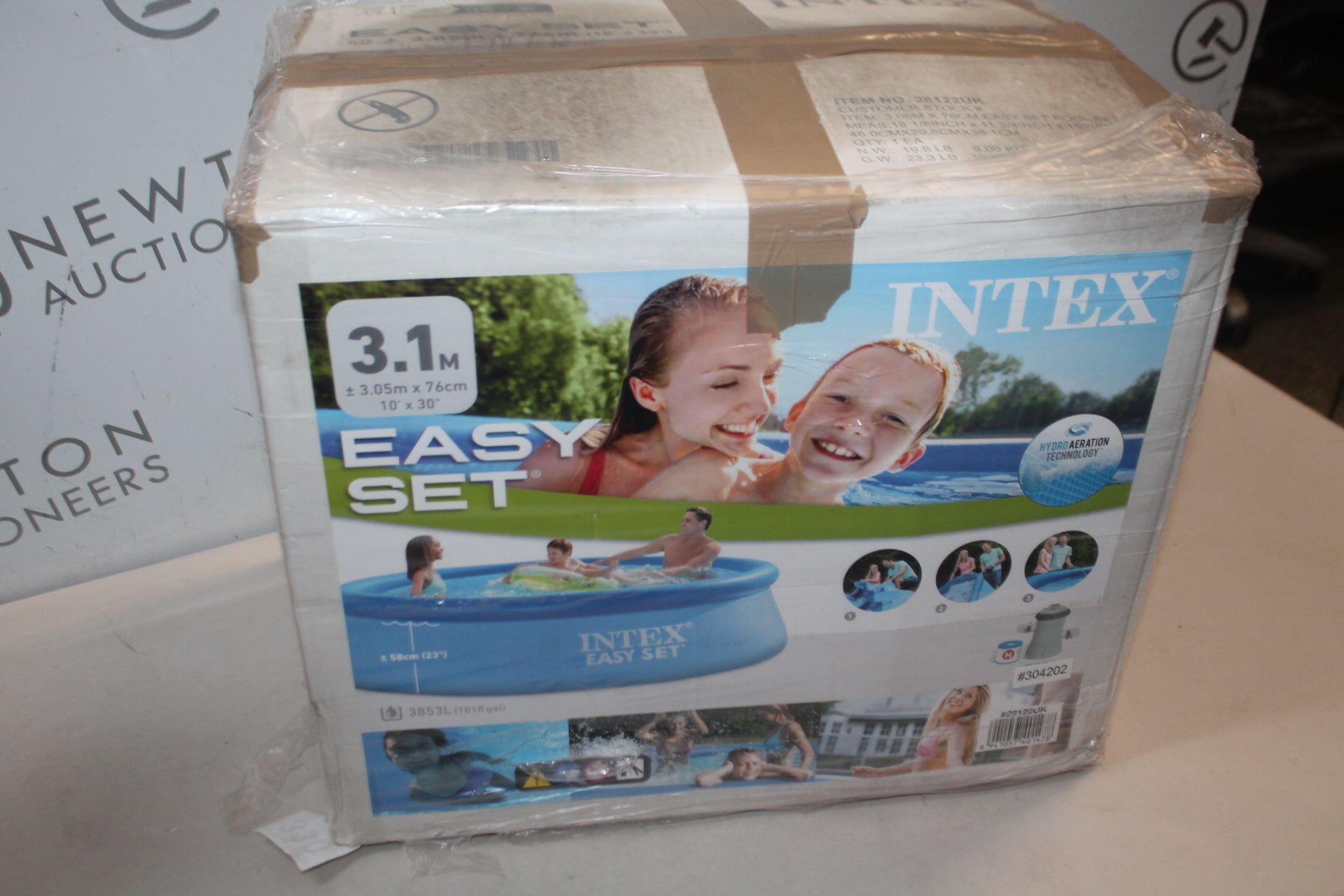 1 BOXED INTEX EASY SET SWIMMING POOL RRP Â£39.99