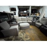 1 PACIFIC CASUAL STEVENS POINT 6 PIECE WOVEN DEEP SEATING PATIO SET RRP Â£2999.99 (MISSING