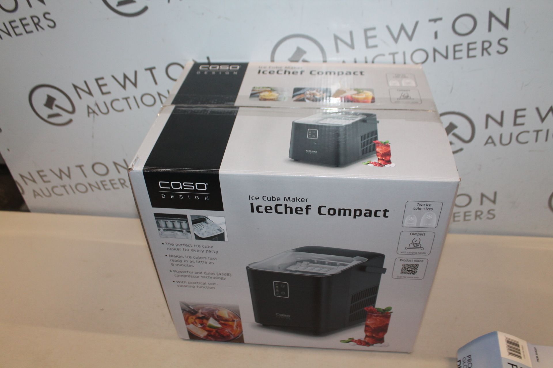 1 BOXED CASO ICECHEF COMPACT ICE CUBE MAKER RRP Â£119