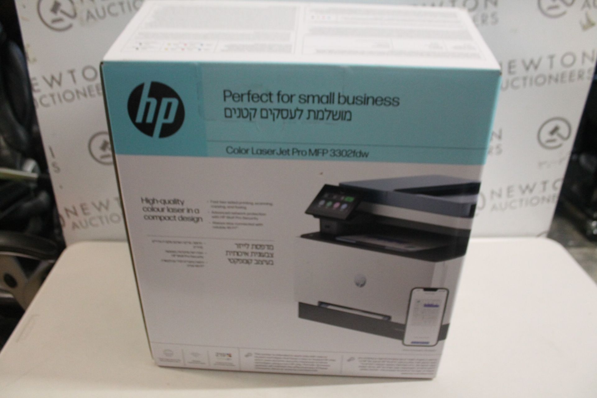 1 BOXED HP LASERJET PRO MFP 3302FDW COLOUR PRINTER RRP Â£499