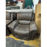 1 PULASKI PORTAGE MASSAGING POWER RECLINER RRP Â£249 (TESTED: WORKING)