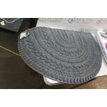 1 APACHE MILLS ALL SEASONS HALF ROUND ENTRY MAT RRP Â£24.99