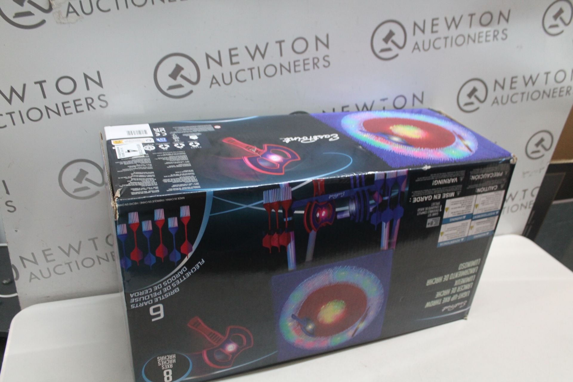 1 BOXED LIGHT UP AXE THROW SET WITH THROWING DARTS RRP Â£99