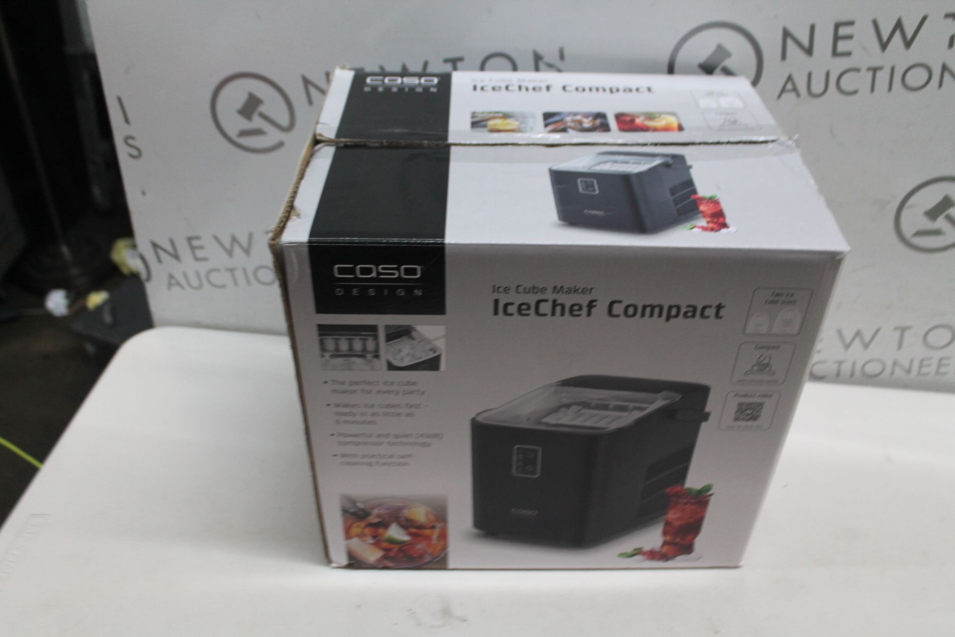 1 BOXED CASO ICECHEF COMPACT ICE CUBE MAKER RRP Â£119