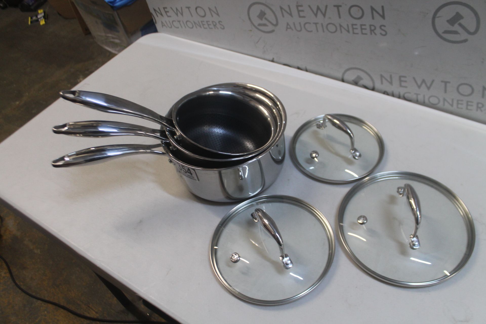 1 PRO STEEL FUSION 6 PIECE SAUCEPAN SET RRP Â£239.99