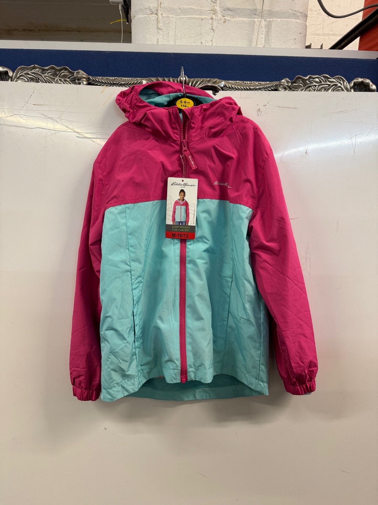 1 GIRLS EDDIE BAUER LIGHT WEIGHT JACKET SIZE M-10/12 RRP Â£39