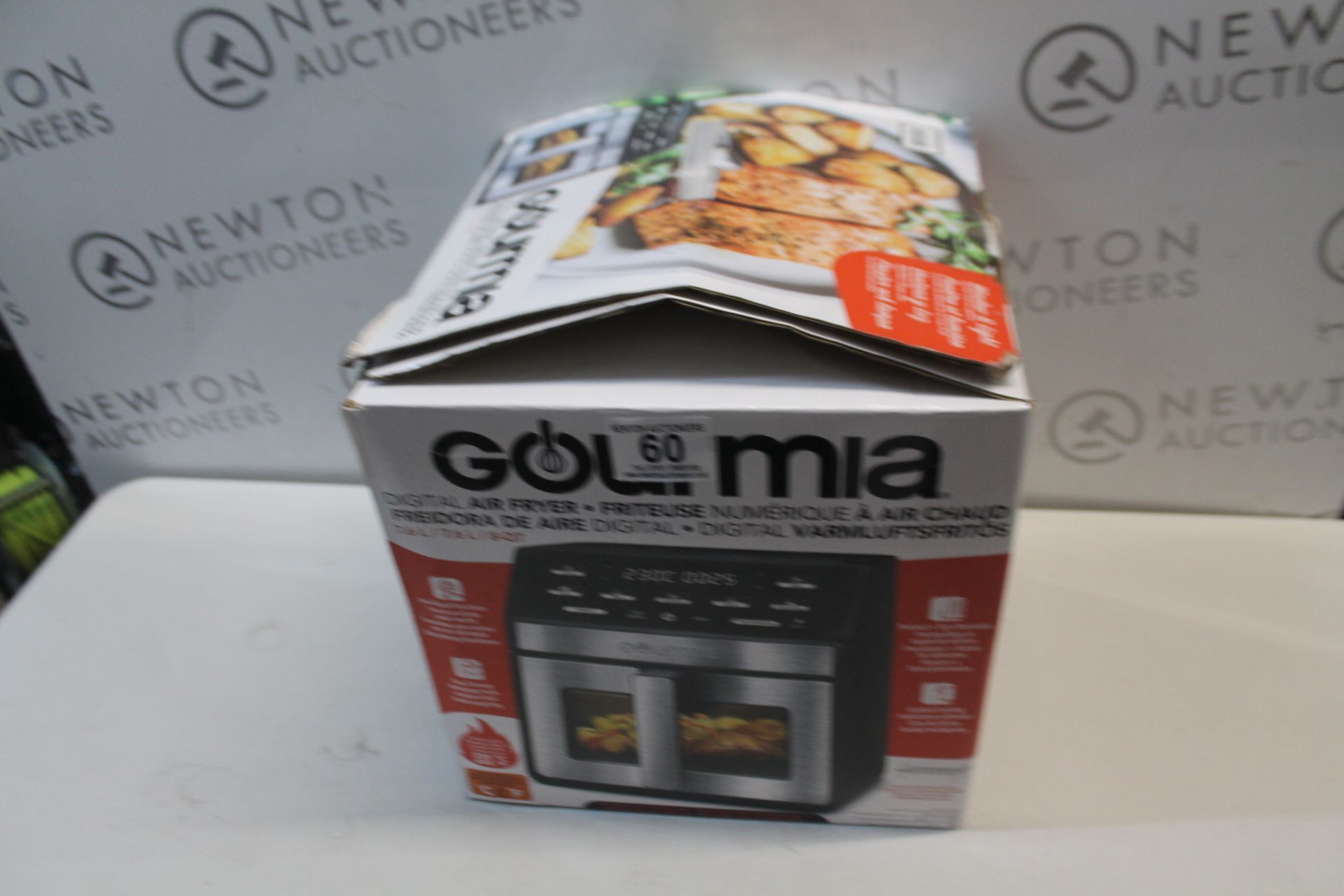 1 BOXED GOURMIA 7.6L DIGITAL AIR FRYER WITH LIGHT & WINDOW RRP Â£54.99