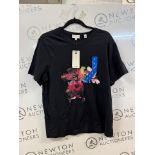 1 WOMENS TED BAKER T-SHIRT IN BLACK SIZE L RRP Â£19