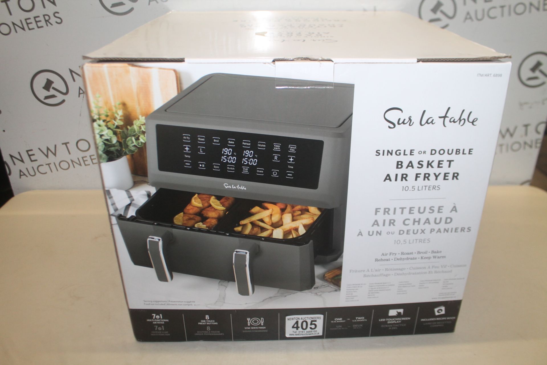 1 BOXED SUR LA TABLE DIGITAL AIR FRYER DUAL BASKET 10.5L RRP Â£99