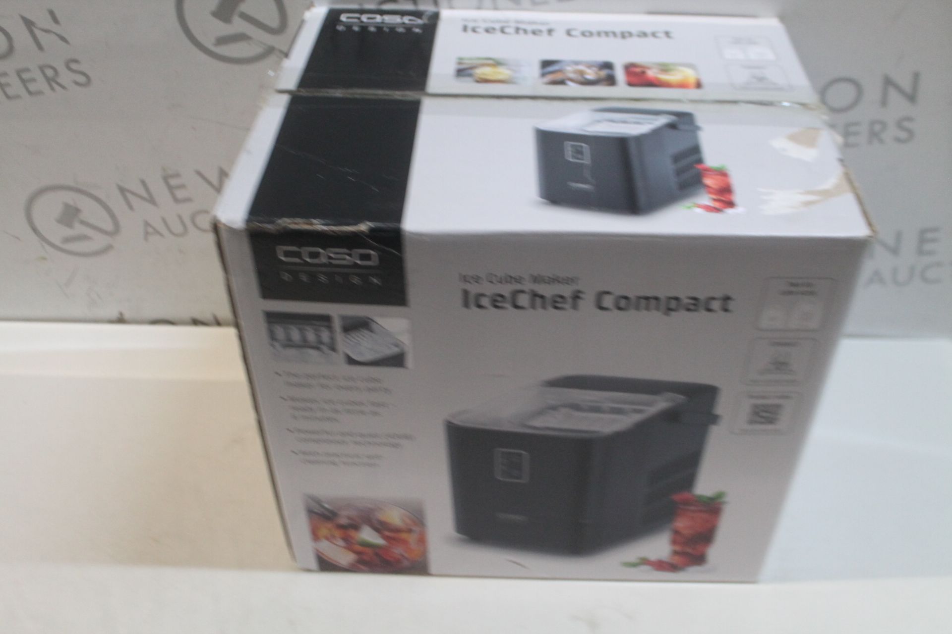 1 BOXED CASO ICECHEF COMPACT ICE CUBE MAKER RRP Â£119