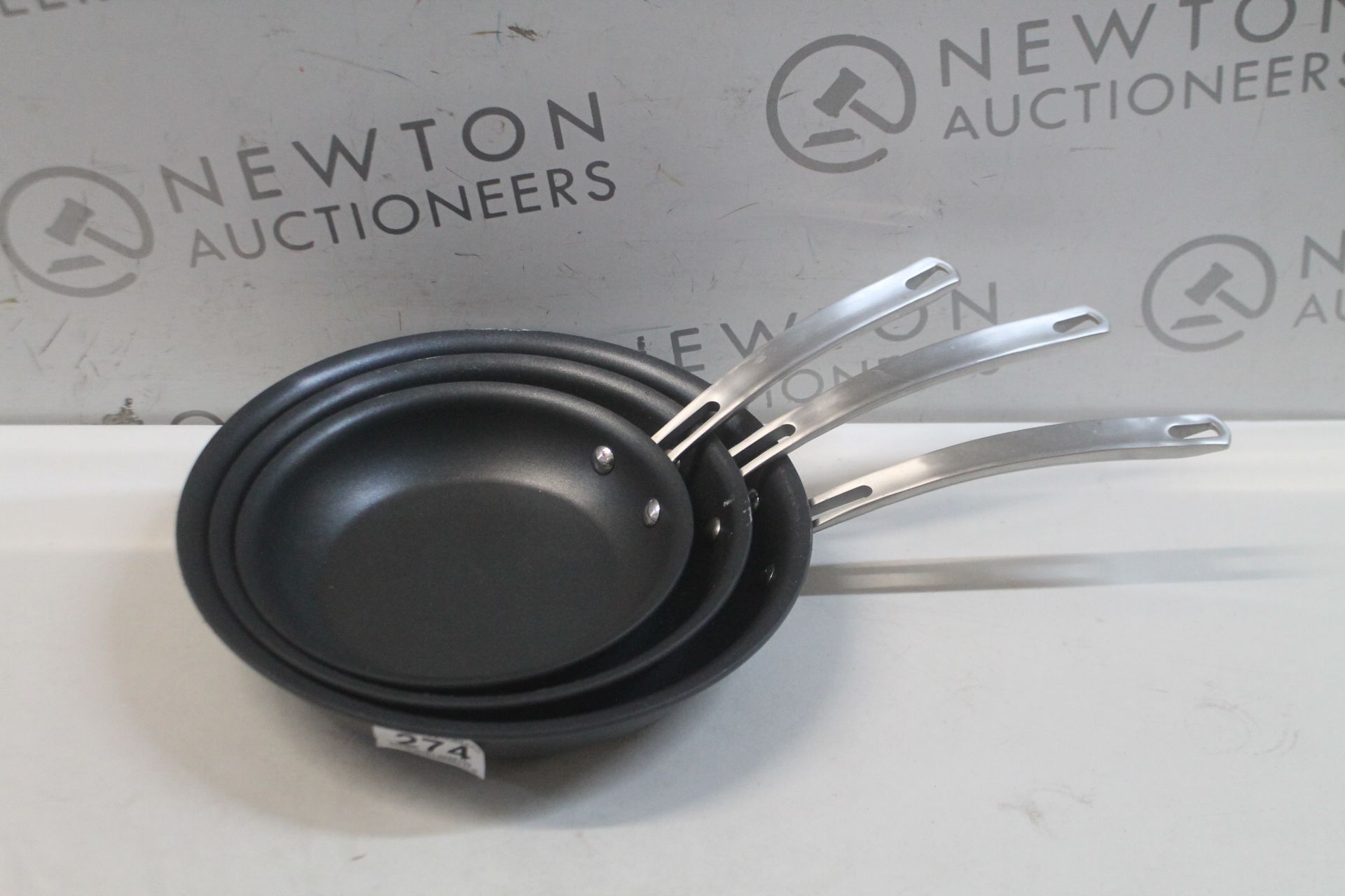 1 KIRKLAND SIGNATURE FRYING PANS, 3 PIECE SET RRP Â£42.99