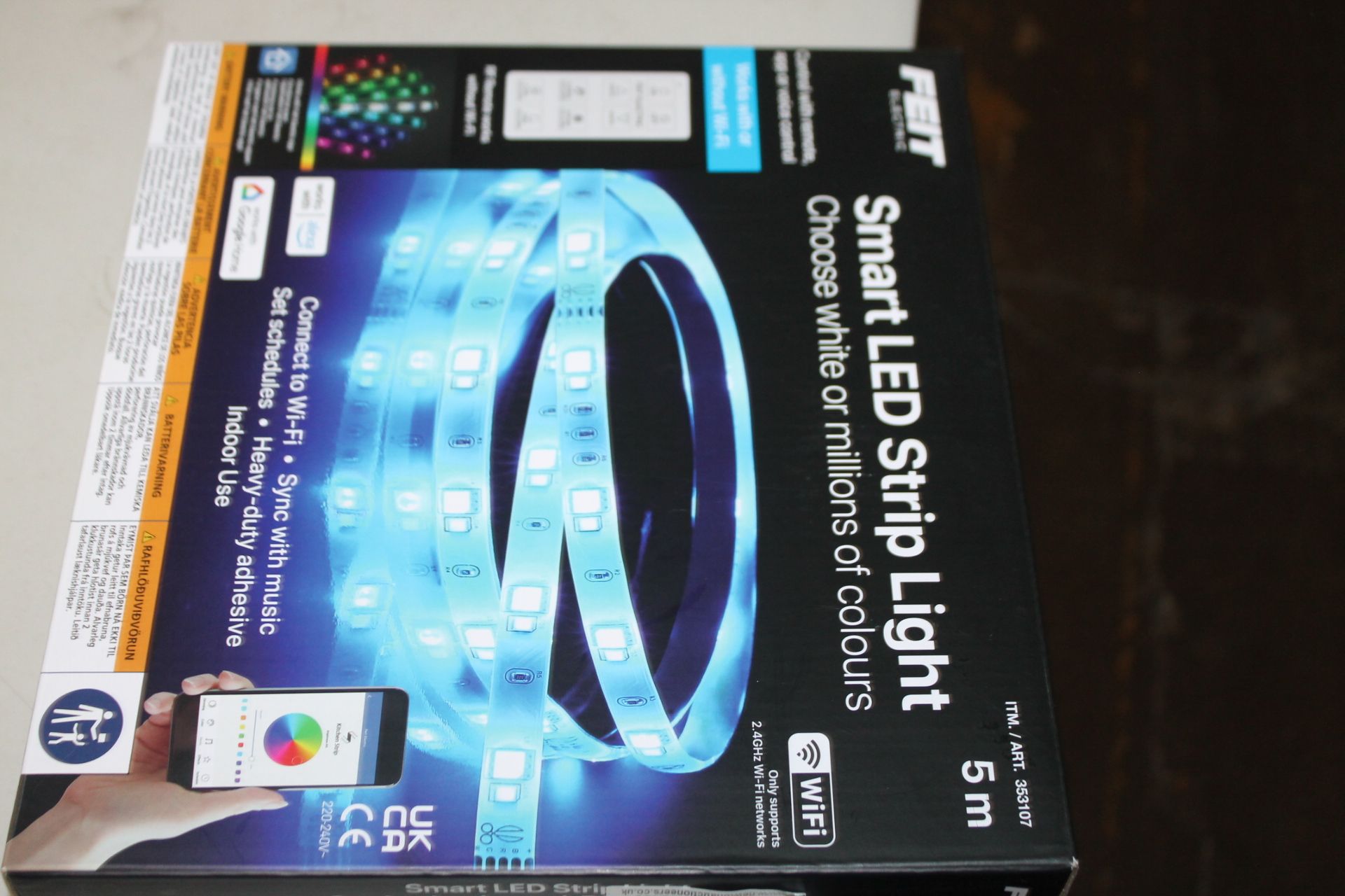 1 BOXED FEIT ELECTRIC SMART LED STRIP LIGHT RRP Â£39