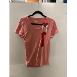 1 BRAND NEW LADIES KIRKLAND SIGNATURE PIMA COTTON TEE IN PINK SIZE M RRP Â£12.99