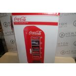1 BOXED COCA COLA 5L MINI FRIDGE 10 CAN PORTABLE VENDING MACHINE IN RED RRP Â£139.99