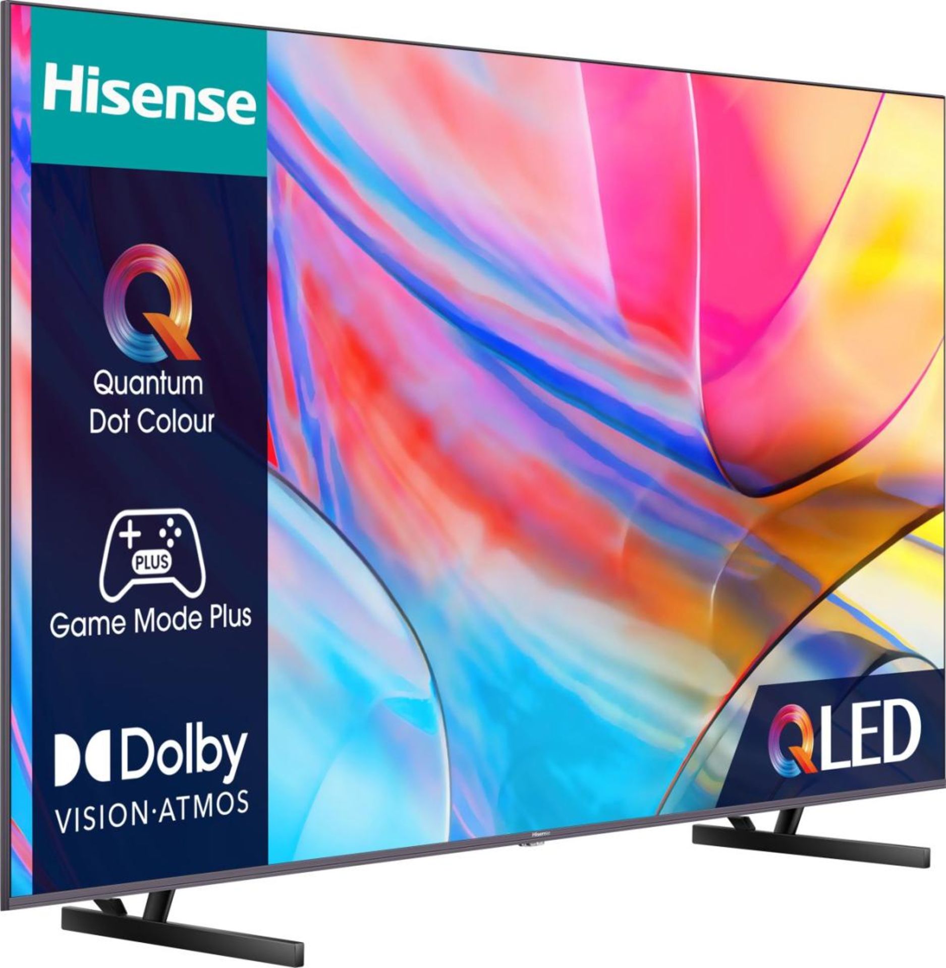 1 HISENSE 58A7100FTUK 58" SMART 4K ULTRA HD TV WITH STAND REMOTE RRP Â£499 (ONLY SHOWS BLACK